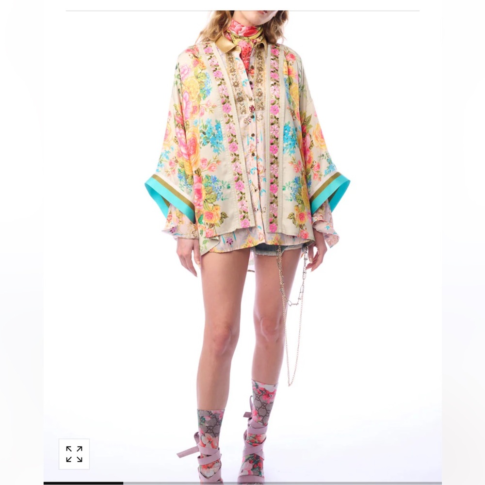 🆕 ARATTA EARTH ANGELS SHORT KIMONO Floral